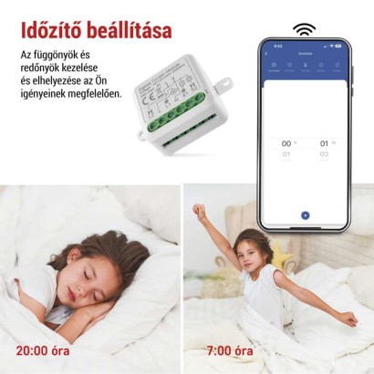 GoSmart motoros modul IP-2121CZ, ZigBee, 1 csatornás