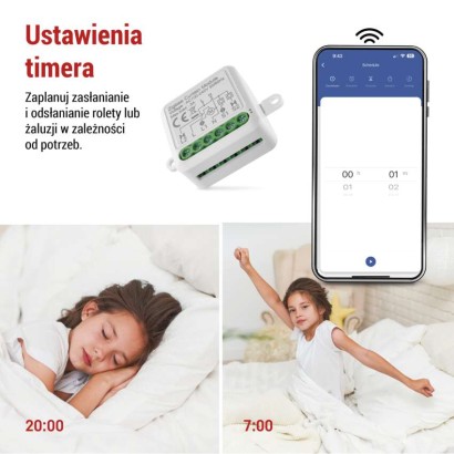 GoSmart Moduł rolety IP-2121CZ, ZigBee, 1-kanałowy