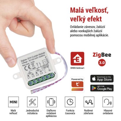 GoSmart modul motora IP-2122CZ, ZigBee, 2-kanálový