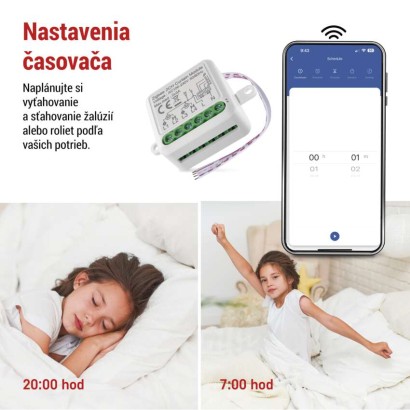 GoSmart modul motora IP-2122CZ, ZigBee, 2-kanálový