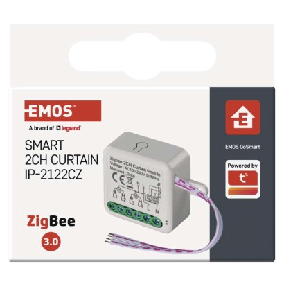 GoSmart motoros modul IP-2122CZ, ZigBee, 2 csatornás