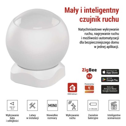 GoSmart Czujnik PIR (czujnik ruchu) IP20, ZigBee