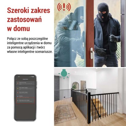 GoSmart Czujnik PIR (czujnik ruchu) IP20, ZigBee