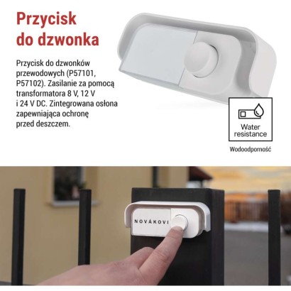 Przycisk do dzwonka P57101, P57102