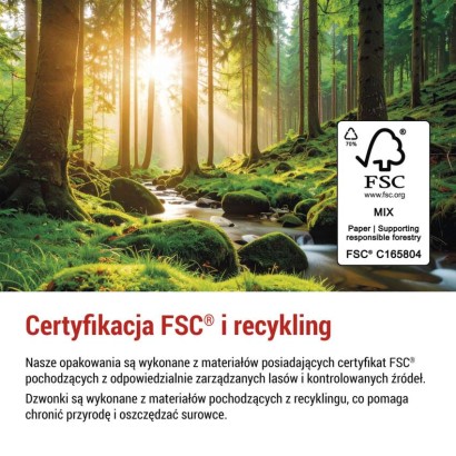 Dzwonek bezprzewodowy DC P5736, 3× AA