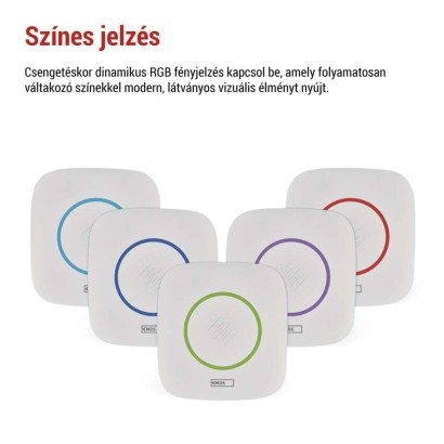 Vezeték nélküli csengő P5736, 3× AA