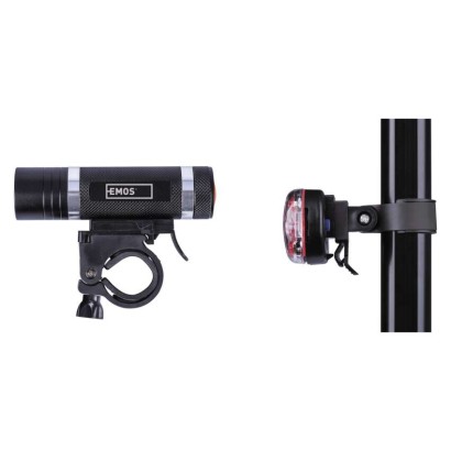 LED predné + zad. sviet. na bicykel P3920 na 5× AAA, 150 lm