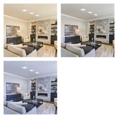 LED felületi lámpatest NEXXO, négyzet, fehér, 12,5W, CCT