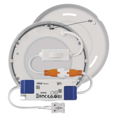 LED svítidlo NEXXO bílé, 12 cm, 7,6 W, teplá/neutrální bílá