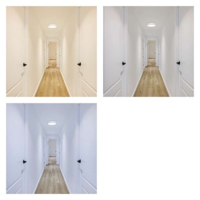 LED lampa NEXXO, balta, 30 cm, 28,5 W, silti/neitrāli balta