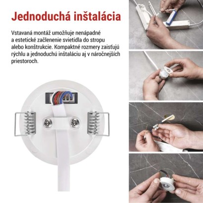 LED Núdzové svietidlo ORSU 1W 130lm 3h