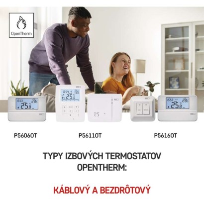 Izbový programovateľný bezdrôtový OpenTherm termostat P5616OT