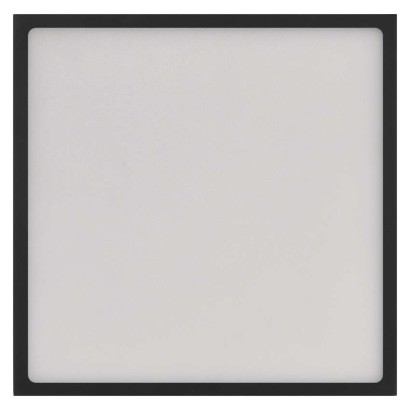 LED svítidlo NEXXO černé, 30 x 30 cm, 28,5 W, teplá/neutrální bílá