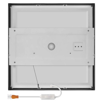 LED svítidlo NEXXO černé, 30 x 30 cm, 28,5 W, teplá/neutrální bílá