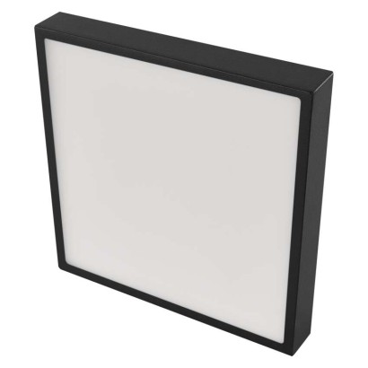 LED svítidlo NEXXO černé, 30 x 30 cm, 28,5 W, teplá/neutrální bílá