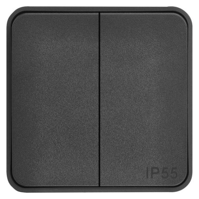 EMOS Cyklone dupla váltókapcsoló, IP55