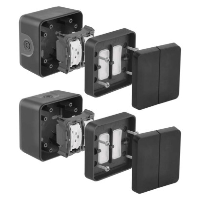 EMOS Cyklone dupla váltókapcsoló, IP55