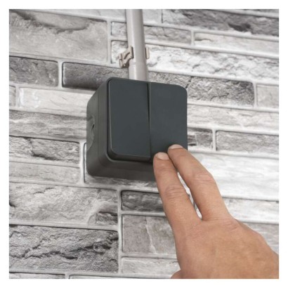 EMOS Cyklone dupla váltókapcsoló, IP55