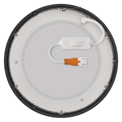 LED panel NEXXO,nadometni,  okrogli, črn, 12,5W, nastavljiva CCT