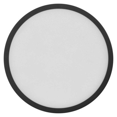 LED lampa NEXXO, melna, 22,5 cm, 21 W, silti/neitrāli balta