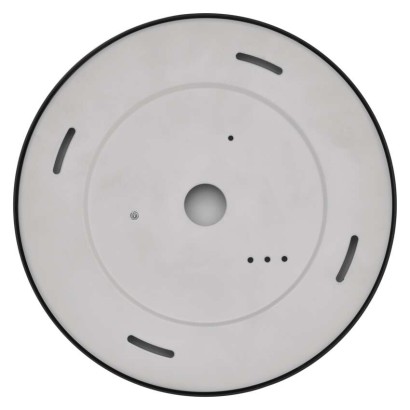 LED lampa NEXXO, melna, 22,5 cm, 21 W, silti/neitrāli balta