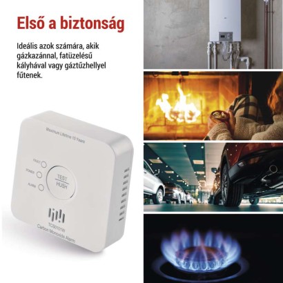 GoSmart EMOS Szén-monoxid érzékelő TCS0101W wifivel