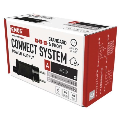 Napájecí zdroj pro vánoční spojovací osvětlení Standard/Profi, venkovní i vnitřní, časovač