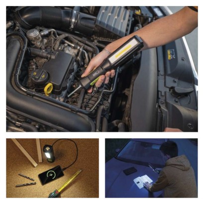 COB LED+LED nabíjecí svítilna P4544, 800 lm, 2000 mAh