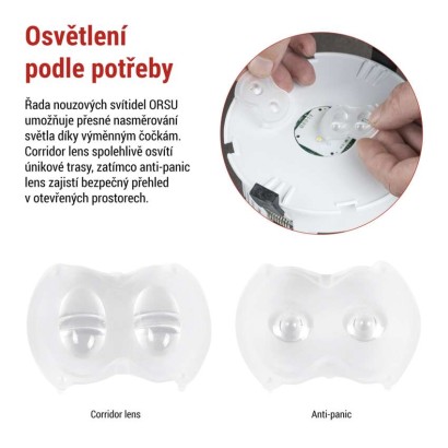 Nouzové svítidlo ORSU 6W 450lm 3h MT