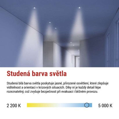 Nouzové svítidlo ORSU 6W 450lm 3h MT