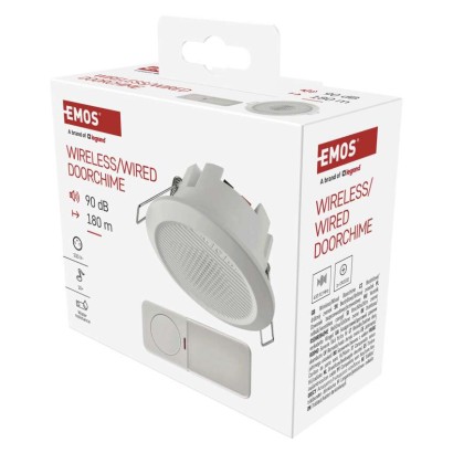 Dzwonek przewodowy/bezprzewodowy P57103, wbudowany