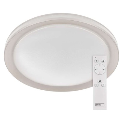 LED lampa SABI, 30 W, silti-auksti balta, aptumšojama ar tālvadības pulti