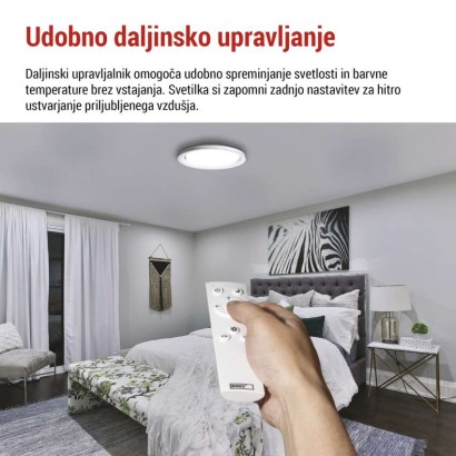 LED stropno svetilo REMI, okroglo, 45W, zatemnilno, nastavljiva CCT