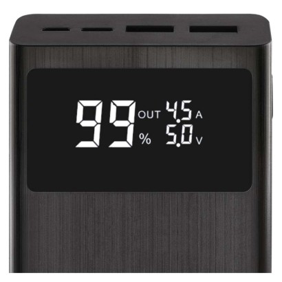 Power bank EMOS BetaQ 20, 20 000 mAh, 22,5 W, čierny