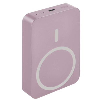 Powerbanka EMOS WI 1046, 10 000 mAh, 20 W+Wireless, lososová