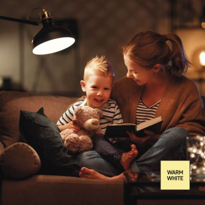 LED žárovka Classic A60 / E27 / 10,5 W (75 W) / 1 060 lm / teplá bílá /krokově stmívatelná