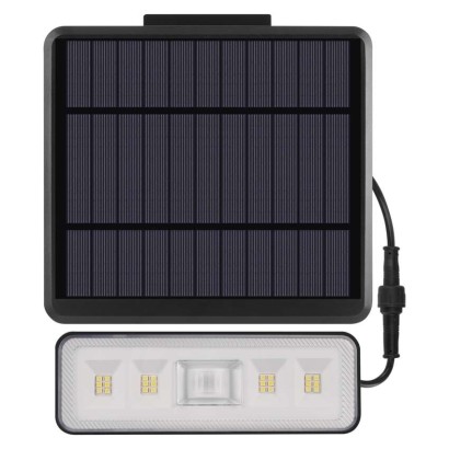 Naświetlacz LED Garden SUNNO solarny z PIR, 1300 lm, neutralna biel