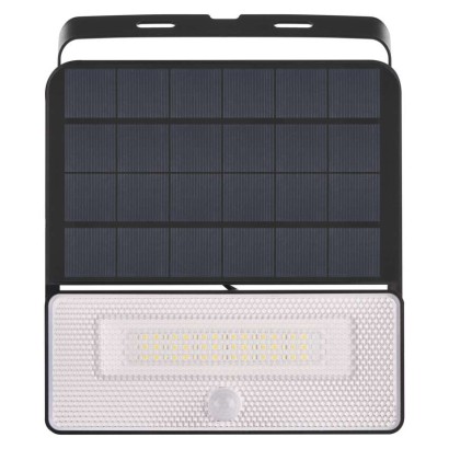Naświetlacz LED Garden SOLO solarny z PIR, 1600 lm, neutralna biel