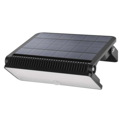 Naświetlacz LED Garden SOLO solarny z PIR, 1600 lm, neutralna biel