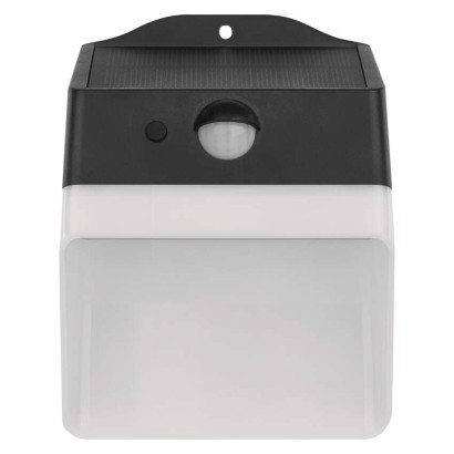 EMOS LED SOLAR lámpatest LUNIS PIR, 200lm IP65 természetes fehér