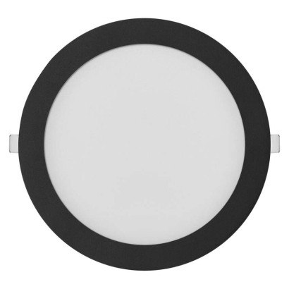 LED gaismeklis NEXXO, melns, 22,5 cm, 18 W, silti/neitrāli balts