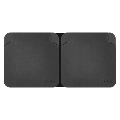 EMOS Cyklone zásuvka dvojnásobná IP55