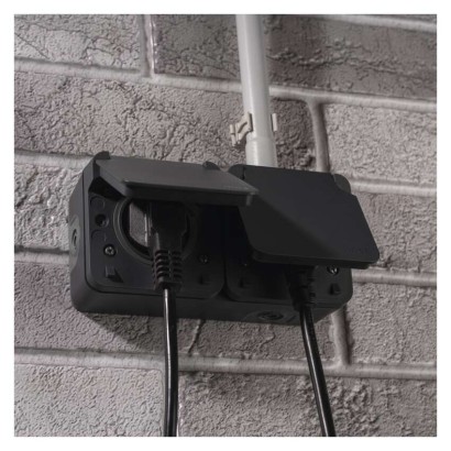 EMOS Cyklone zásuvka dvojnásobná IP55