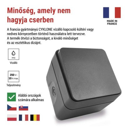 EMOS Cyklone fali kapcsoló C.1,6 IP55