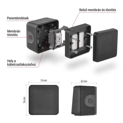 EMOS Cyklone fali kapcsoló C.1,6 IP55