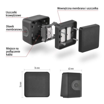 EMOS Cyklone wyłącznik schodowy IP55