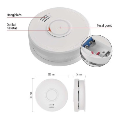 EMOS Füstérzékelő TSS910A