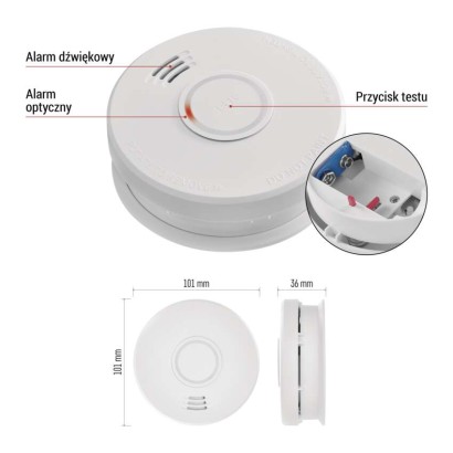 Detektor dymu TSS910A