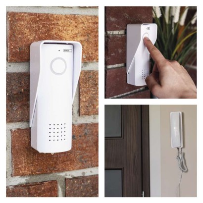 Sada bezdrátového domovního audiotelefonu H1088, 1 účastník 