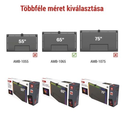 GoSmart Ambient LED RGB világítás TV-hez 65“ (164 cm)
